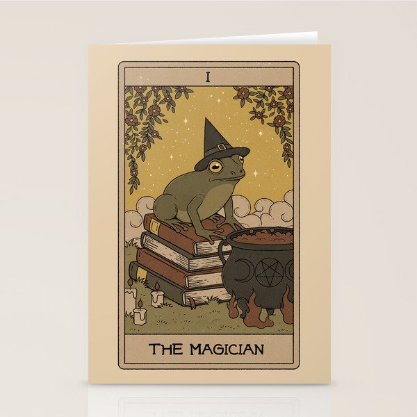 The Magician - Frog Tarot Stationery Card Gallery Image 2