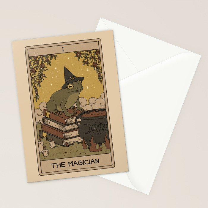 The Magician - Frog Tarot Stationery Card Gallery Image 2