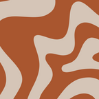 Liquid Swirl Retro Abstract Pattern in Clay and Putty Earth Tones Coffee Mug Gallery Image 2