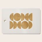 Gold Retro Scandinavian - Mid Century Modern Cutting Board Gallery Image 1