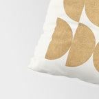 Gold Retro Scandinavian - Mid Century Modern Pillow Sham Gallery Image 4