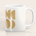 Gold Retro Scandinavian - Mid Century Modern Coffee Mug Gallery Image 1