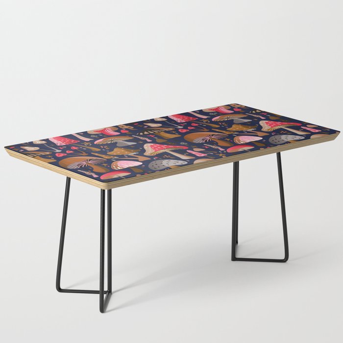 Mushroom Collection - Navy Coffee Table Gallery Image 1