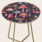 Mushroom Collection - Navy Side Table Gallery Image 2
