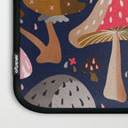 Mushroom Collection - Navy Laptop Sleeve Gallery Image 3
