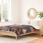 Mushroom Collection - Navy Duvet Cover Gallery Image 2