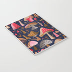 Mushroom Collection - Navy Notebook Gallery Image 3