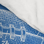 Football Patent - American Football Art - Blueprint Comforter Gallery Image 4
