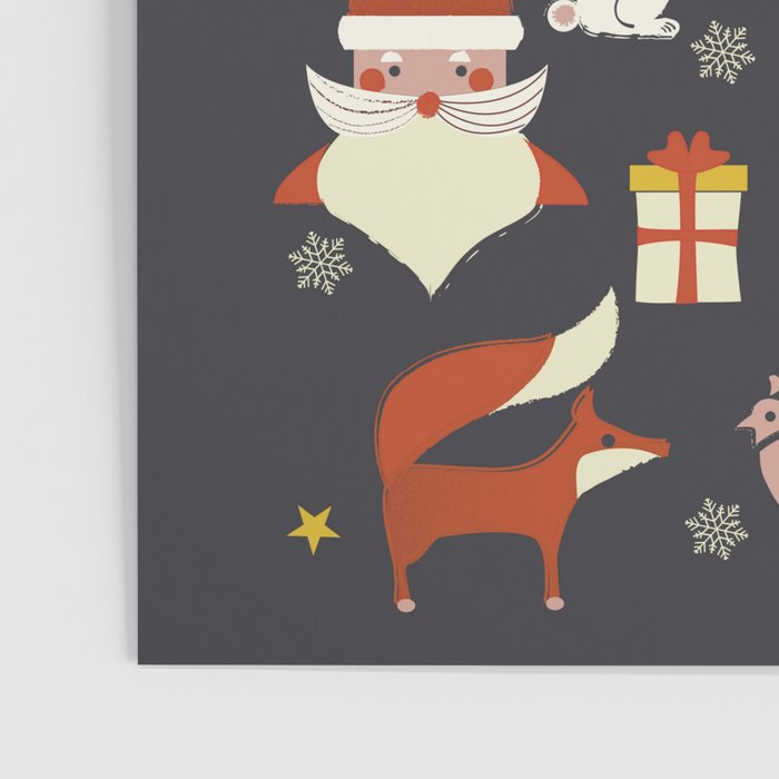 Christmas symbols pattern Poster Gallery Image 3