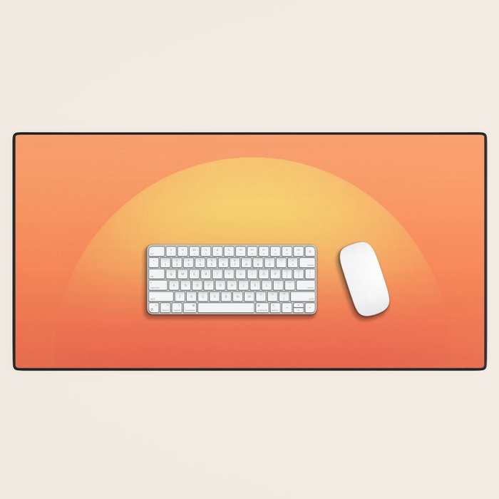 Ocean sunrise Desk Mat Gallery Image 1