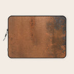 Japandi Art Copper and Black Rust Laptop Sleeve Gallery Image 1