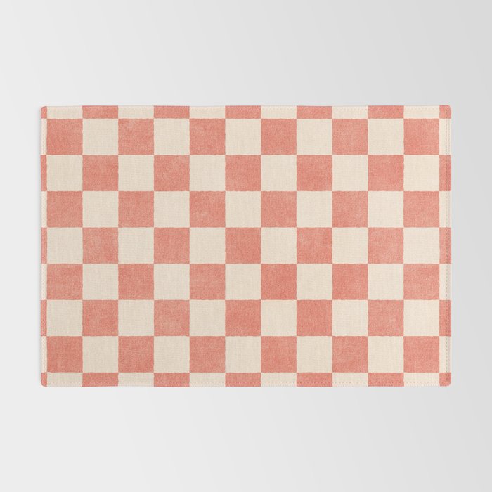 CHECKER - 001 - Guava Rug Gallery Image 2