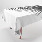 Palm Leaves Black & White Vibes #3 #tropical #decor #art #society6 Tablecloth Gallery Image 1