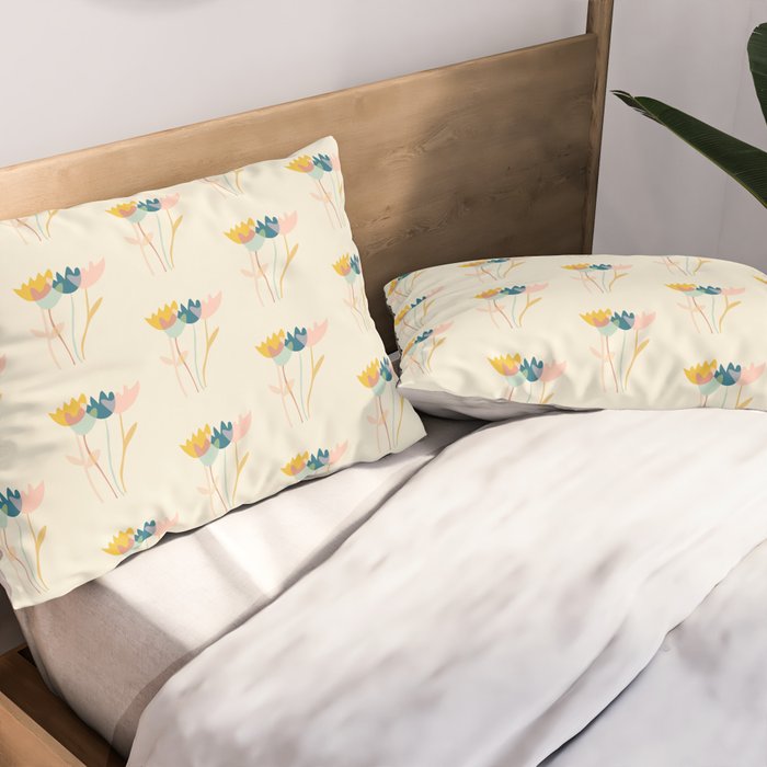 Flowers yay Pillow Sham Gallery Image 2