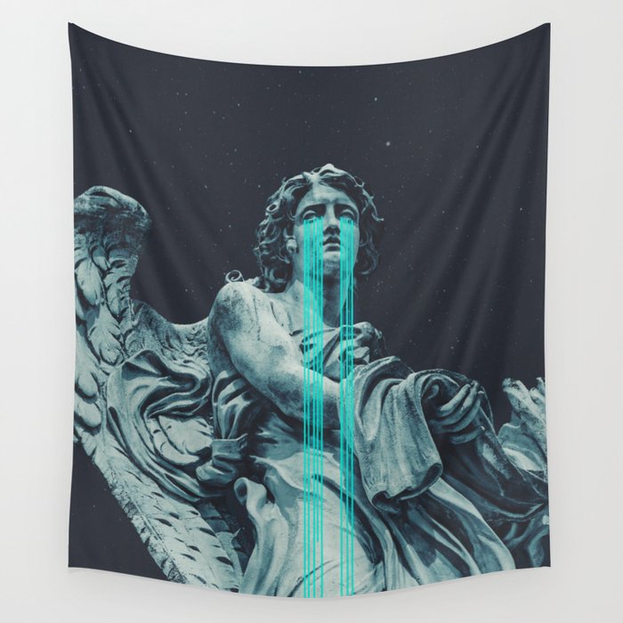 Angel Came Wall Tapestry Gallery Image 1