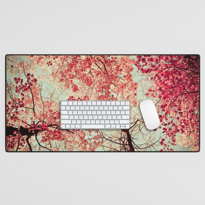 Autumn Inkblot Desk Mat Gallery Image 1