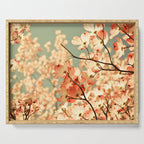 Pink Flowers on a Spring Day Serving Tray Gallery Image 1