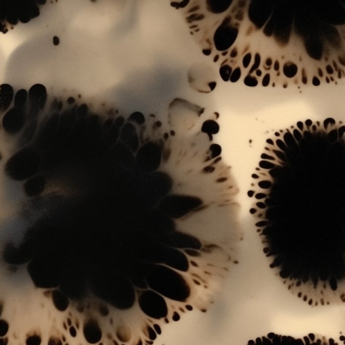 Organic Tortoiseshell Marble Pattern in Black and Cream Coffee Mug Gallery Image 2