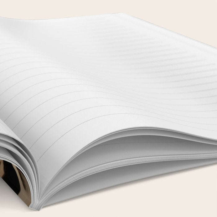 Organic Tortoiseshell Marble Pattern in Black and Cream Notebook Gallery Image 2