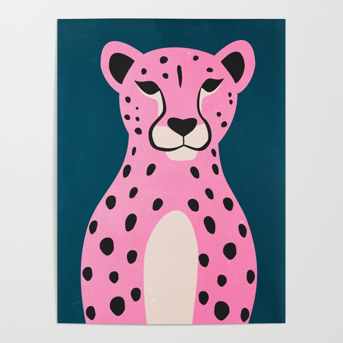 The Stare: Night Race Pink Cheetah Edition Poster Gallery Image 4
