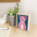 The Stare: Night Race Pink Cheetah Edition Mini Art Print Gallery Image 2