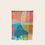 Colorful Modern Abstract Vibrant Colors Wall Hanging Gallery Image 1