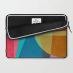 Colorful Modern Abstract Vibrant Colors Laptop Sleeve Gallery Image 2