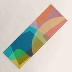 Colorful Modern Abstract Vibrant Colors Yoga Mat Gallery Image 1