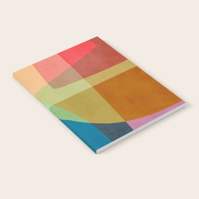 Colorful Modern Abstract Vibrant Colors Notebook Gallery Image 2