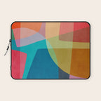 Colorful Modern Abstract Vibrant Colors Laptop Sleeve Gallery Image 1