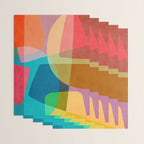 Colorful Modern Abstract Vibrant Colors Wrapping Paper Gallery Image 3