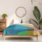 Colorful Modern Abstract Vibrant Colors Comforter Gallery Image 3