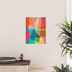 Colorful Modern Abstract Vibrant Colors Poster Gallery Image 2