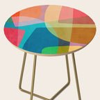 Colorful Modern Abstract Vibrant Colors Side Table Gallery Image 2