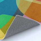 Colorful Modern Abstract Vibrant Colors Rug Gallery Image 4