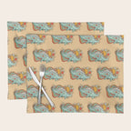 Star Stego | Retro Reptile Palette Placemat Gallery Image 1