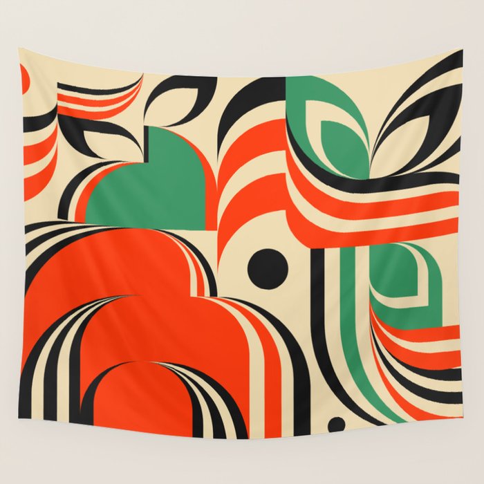 Fish and others Wall Tapestry Gallery Image 1