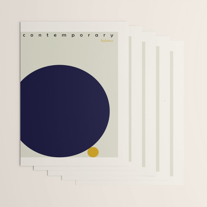 expectant iteration contemporary balance Wrapping Paper Gallery Image 3