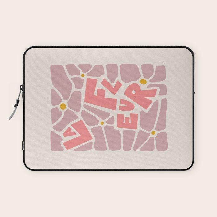 La Fleur French Flower Laptop Sleeve Gallery Image 1