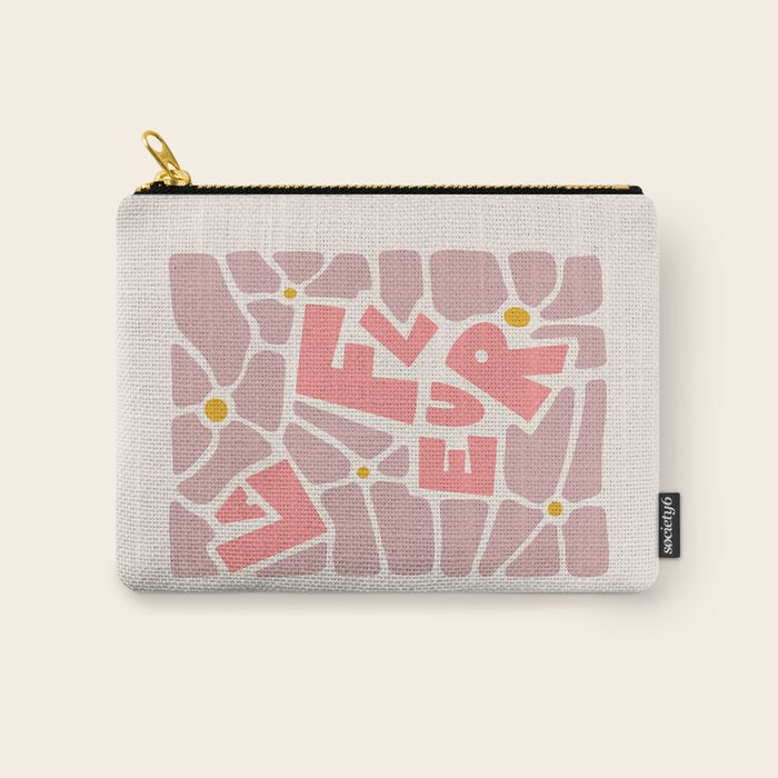 La Fleur French Flower Carry All Pouch Gallery Image 1