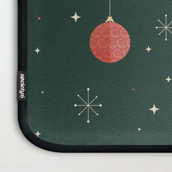 Joy to the Universe (on Green) Laptop Sleeve Gallery Image 3