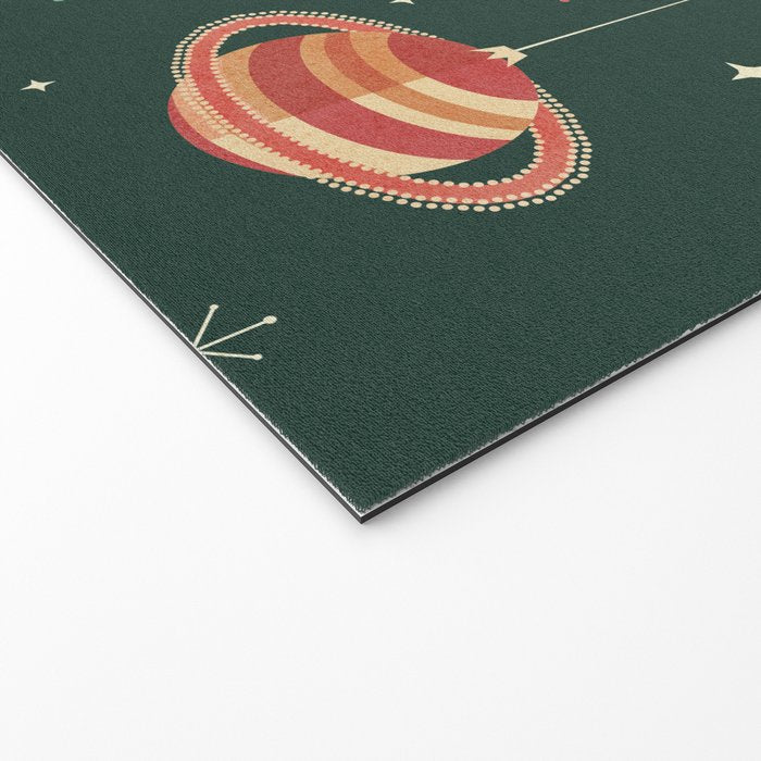 Joy to the Universe (on Green) Welcome Mat Gallery Image 2