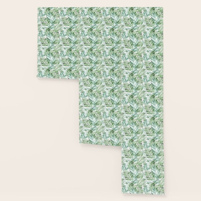 Watercolor palm leaves pattern Wallpaper Gallery Image 3
