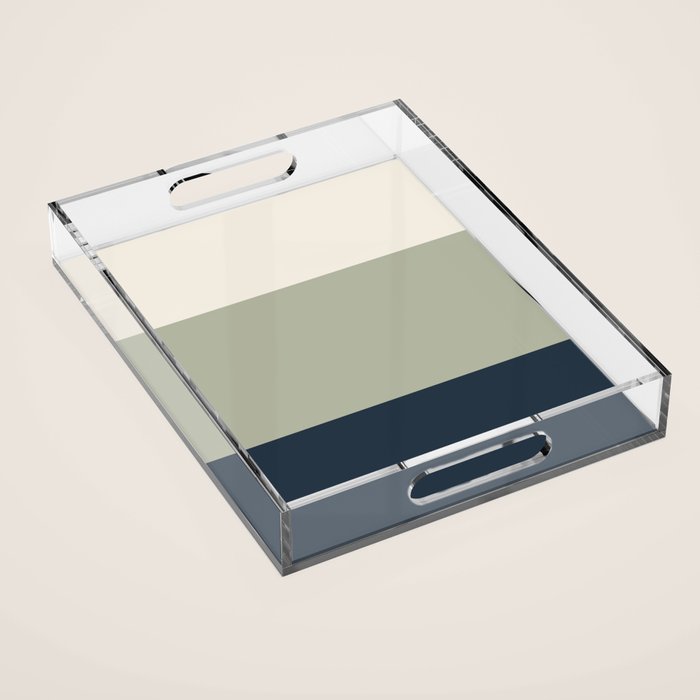 Sage Navy Acrylic Tray Gallery Image 1