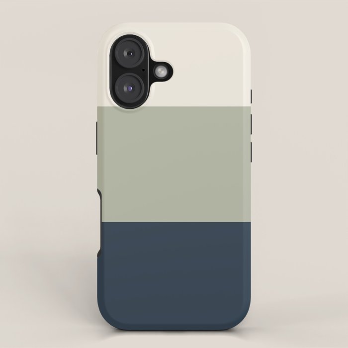 Sage Navy iPhone Case Gallery Image 1