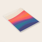 Sacred Geometric Waves: Retro 80s Edition Notebook Gallery Image 3
