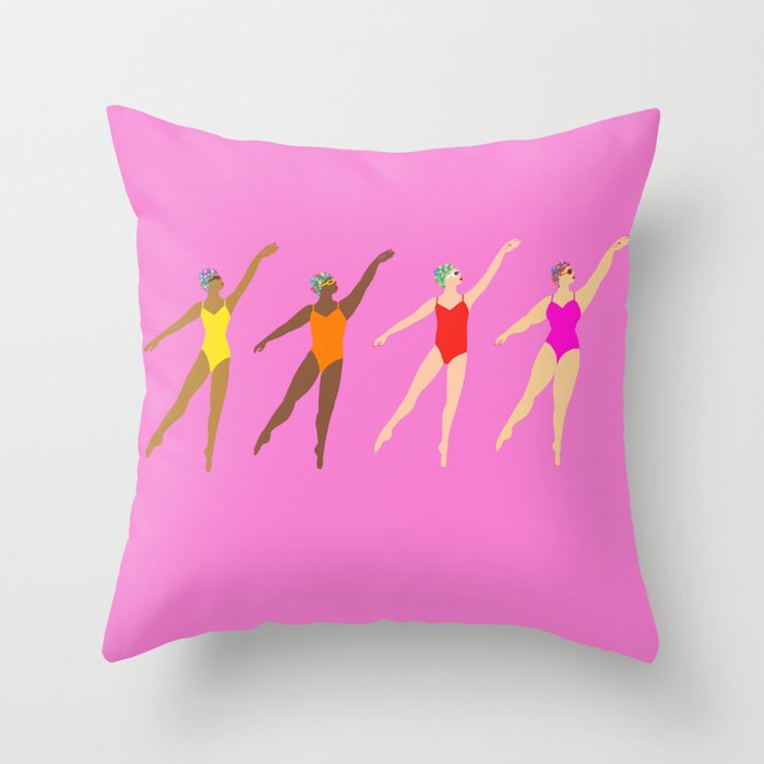 Gal Pals Throw Pillow Gallery Image 6