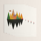 Abstract Mountains Wrapping Paper Gallery Image 3