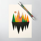 Abstract Mountains Wrapping Paper Gallery Image 1