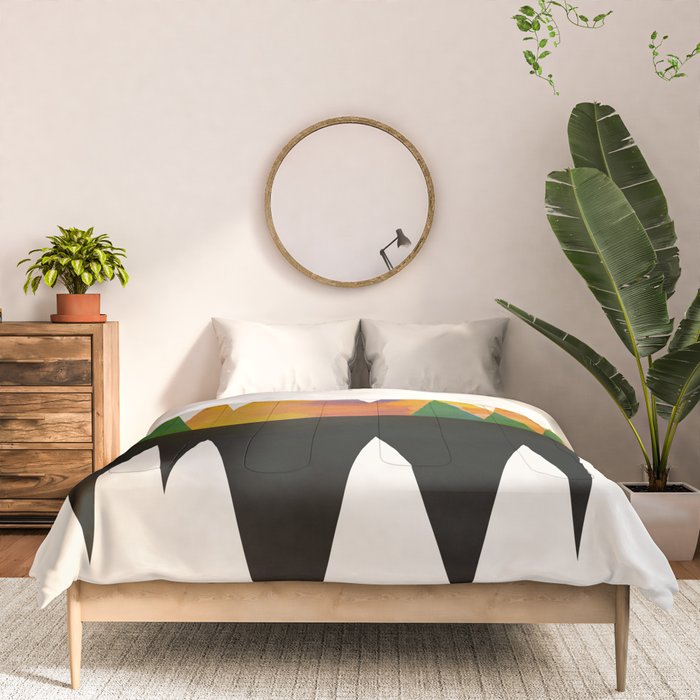 Abstract Mountains Comforter Gallery Image 3